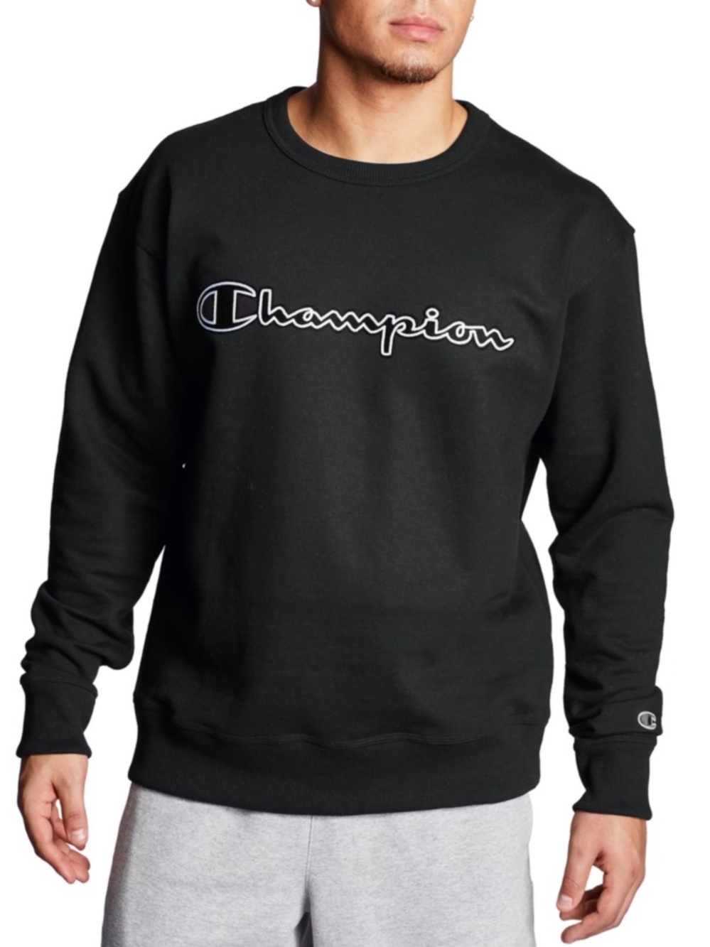 Champion Men’s fleece crewneck sweatshirt